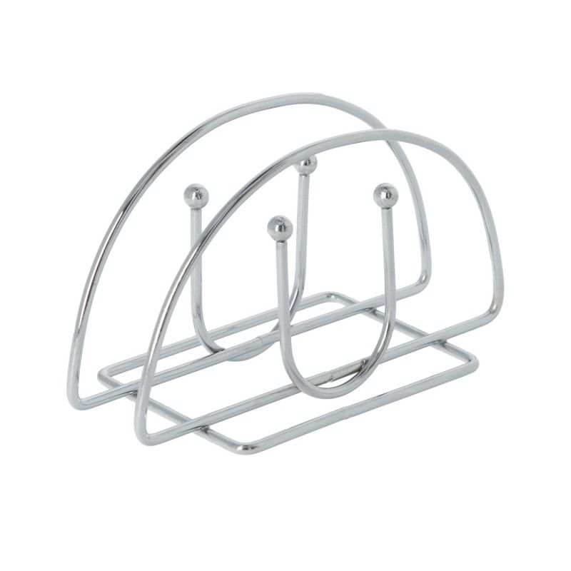 Servilletero Mesa,  Acero Cromado Forma Semicircular Vertical AFT 05422010