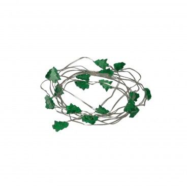Guirnalda Luces Navidad Arboles 20 Leds Color Verde. Luz navidad interiores IP20 A Pilas 3AA (No Incluida) AFT 05490430