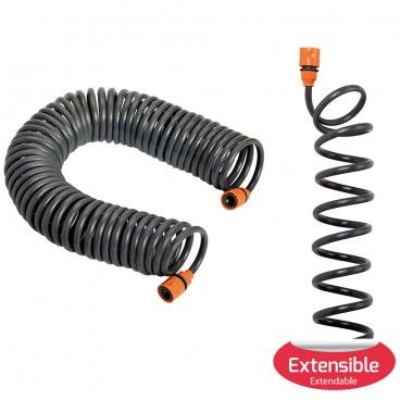 Manguera  Riego Jardin Autoenroscable Con Conectores 15 Metros AFT 08070801