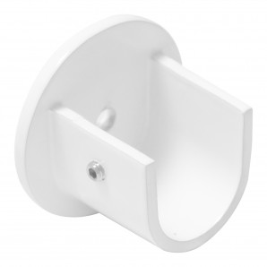 Suporte Lateral em Zircónio Ø 20 mm. Branco (2 Peças)