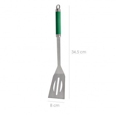 Set Complementos Para Barbacoa 3 Piezas. (Espatula, Pinzas y Tenedor) 34,5 cm. AFT 08130276