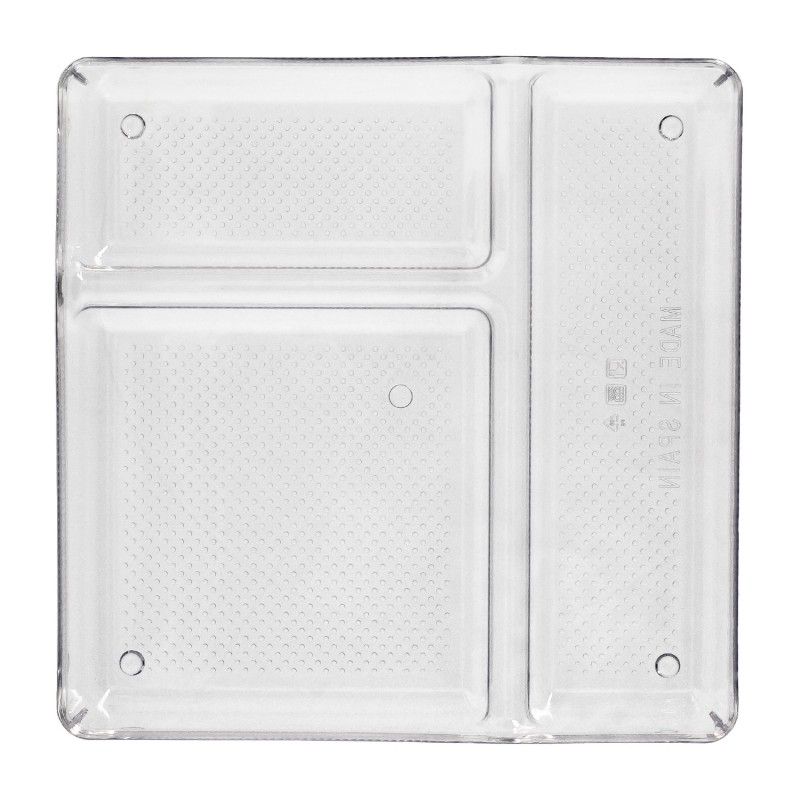 Organizador de Plastico Para Cajones "System Nº1"  23x23x5 cm. AFT 05071202