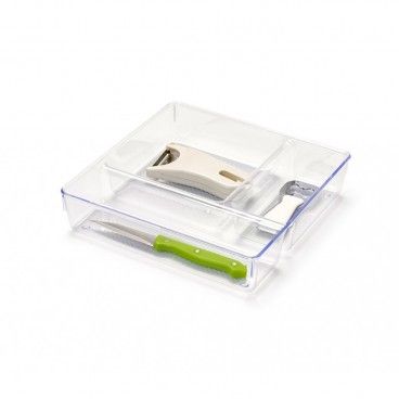 Organizador de Plastico Para Cajones "System Nº1"  23x23x5 cm. AFT 05071202