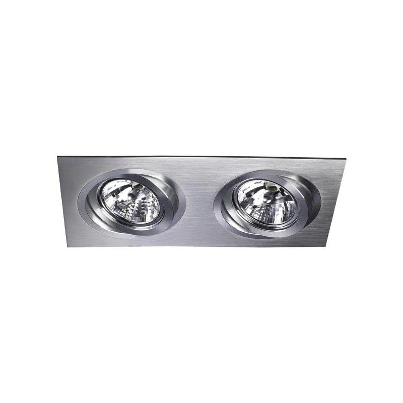 HELIUM QR111 ALUMINIO (2 LUCES)