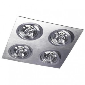 HELIUM QR111 ALUMINIO (4 LUCES)