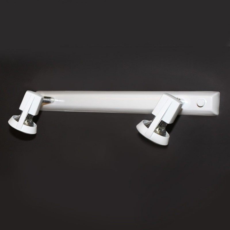 Faixa de teto Arco 2 luzes brancas CR 002-2000-2-001