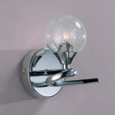 APLIQUE 1 LUZ LOTTO CROMO