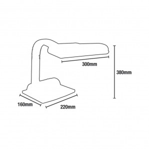 FLEXO BAJO CONSUMO CURVE AZUL 2