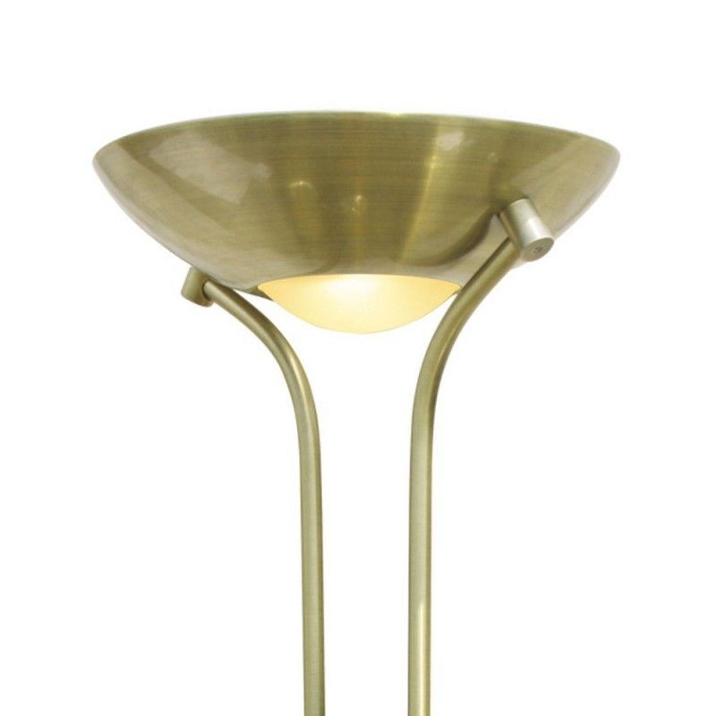 Lámpara de pie LED Lampa cuero