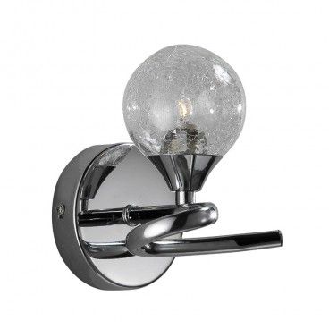 APLIQUE 1 LUZ LOTTO CROMO