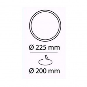 LUMINARIA LED PARA EMPOTRAR 30W 3000K KAJU BLANCO 2