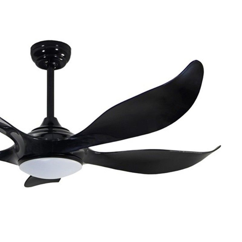 VENTILADOR LED CCT 5 PALAS NORO NEGRO