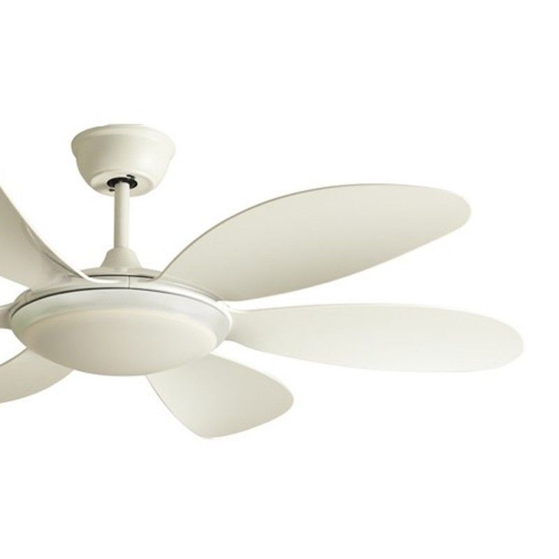VENTILADOR LED CCT 6 PALAS TANIK BLANCO