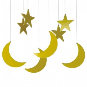 PLAFON DE TECHO INFANTIL AMARILLO FUGAZ 2