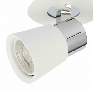 Refletor GU10 IRIS branco E CROMADO CR 43-135-01-000 2