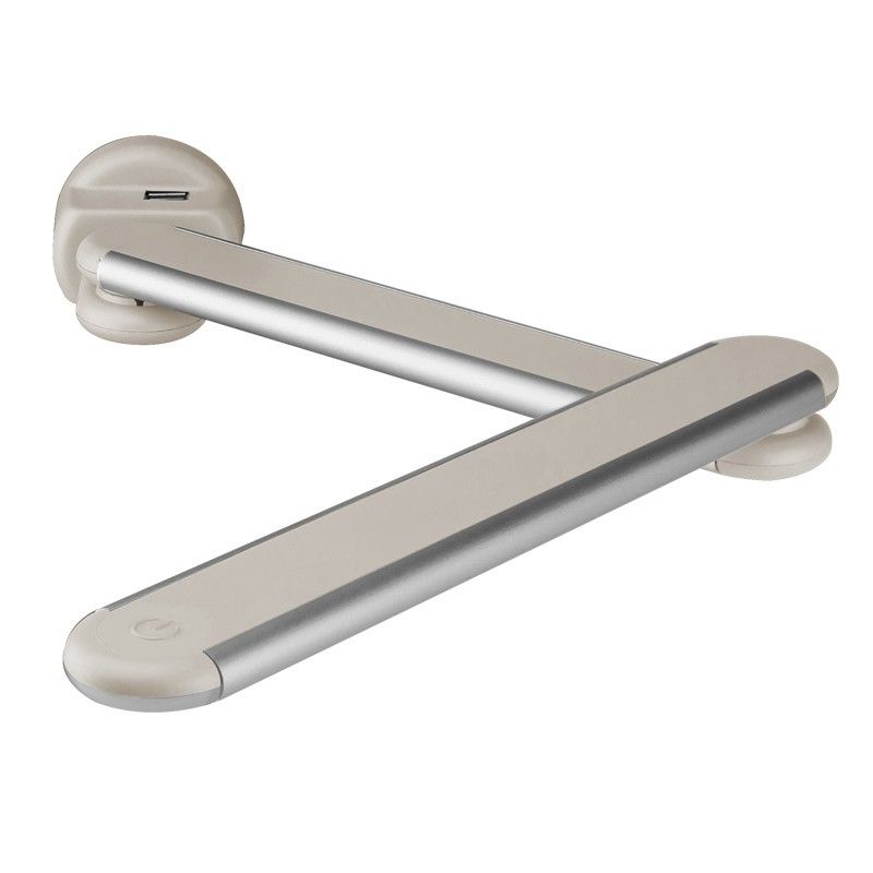 Flexo LED 6W para pared. Mel gris claro