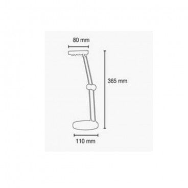 Flexo LED 1.8W plegable negro