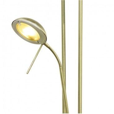 Lámpara de pie LED Lampa cuero