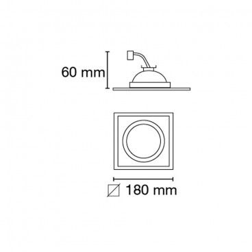 HELIUM QR111 ALUMINIO