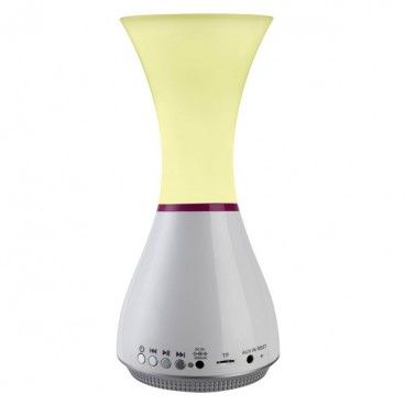 Candeeiro de mesa LED RGB multicolorido com alto-falante CR 88-030-01-777