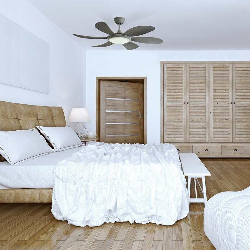 VENTILADOR LED CCT 6 PALAS TANIK PLATA