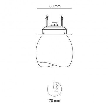 EMPOTRABLE LED FANY 5W 3000K