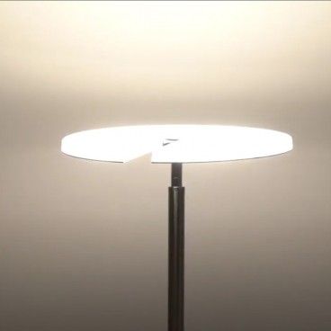 Lámpara de pie LED 20W Aten negro