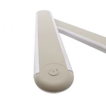 Flexo LED 6W para pared. Mel gris claro
