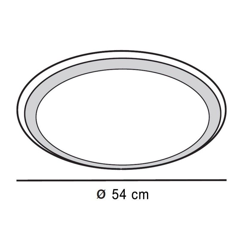 Plafón LED Aiko 100W CCT dimmable