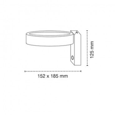 APLIQUE LED REGULABLE BLANCO BASKET
