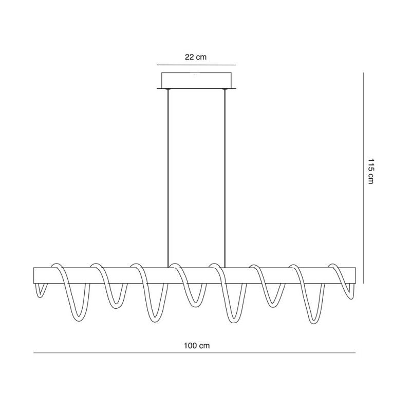 LAMPARA DE TECHO LED 49W 3000K REVER