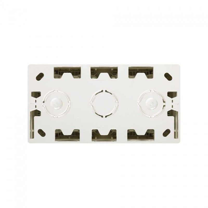 SIMON 270 | Caja de superficie compacta con 2 elementos blanco 20000821-090