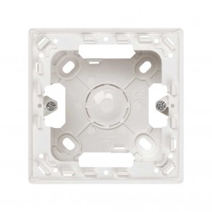 SIMON 270 | Scatola da superficie con 1 elemento bianco 20000751-090