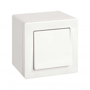SIMON 270 | Scatola da superficie con 1 elemento bianco 20000751-090 2