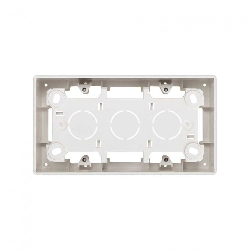 SIMON 270 | Boîte de surface avec 2 éléments blanc 20000752-090