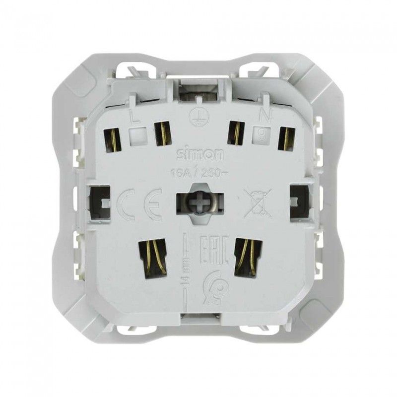 SIMON 270 | Prise de courant Schuko blanc connexion rapide 20000472-090