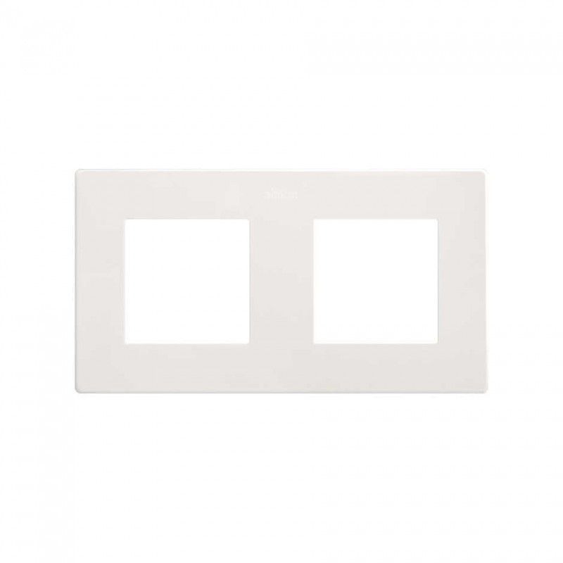 SIMON 270 | Cadre esthétique Icon avec 2 éléments blanc 27000620-090