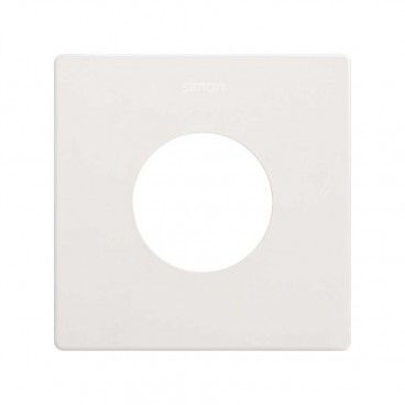 SIMON 270 | Minimal aesthetic frame for socket with 1 white element 27110610-090