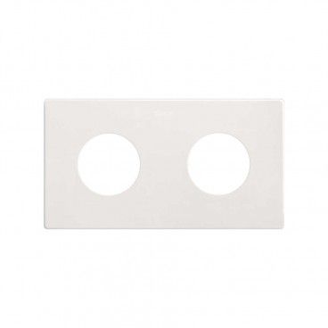 SIMON 270 | Cornice estetica minimale per prese a 2 elementi bianco 27110620-090