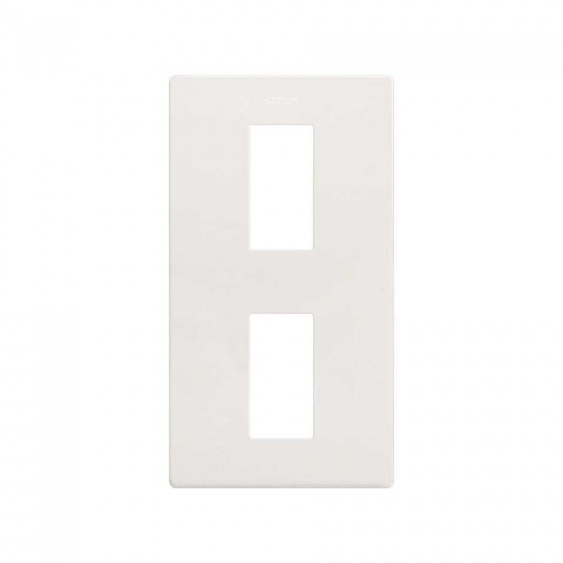 SIMON 270 | Cornice estetica minimal verticale con 2 elementi bianchi 27111620-090