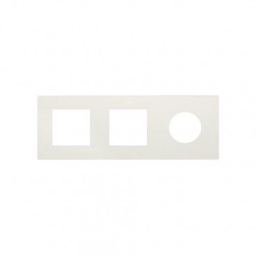 SIMON 270 | Minimum frame with 3 elements 1 socket + 2 modules white 27190630-090