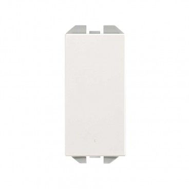 SIMON 270 | Pushbutton switch 10 AX narrow white 20001201-090