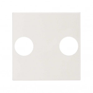 SIMON 270 | Cover for R-TV + SAT socket white 20000053-090