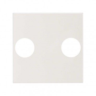 SIMON 270 | Cover for R-TV + SAT socket white 20000053-090