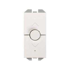 SIMON 270 | Interruttore tenda a 3 posizioni e modulo stretto bianco 20001333-090