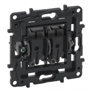 Interruptor doble Niloé Step 10AX, 250V LEGRAND 864005