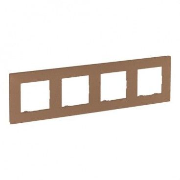 Placa Niloé Step, 4 elementos, cobre LEGRAND 864774