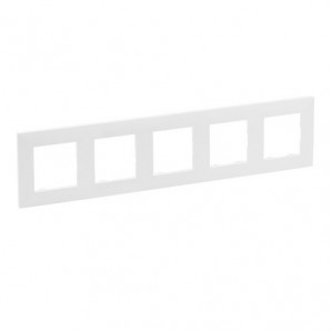 Passo Niloé | Moldura 5 elementos branco mate LEGRAND 864175