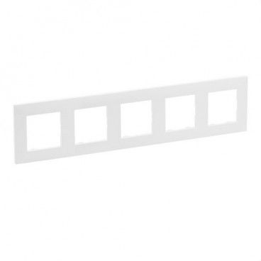 Passo Niloé | Moldura 5 elementos branco mate LEGRAND 864175