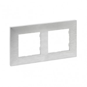 Placa Niloé Step, 2 elementos, aluminio pulido LEGRAND 864872